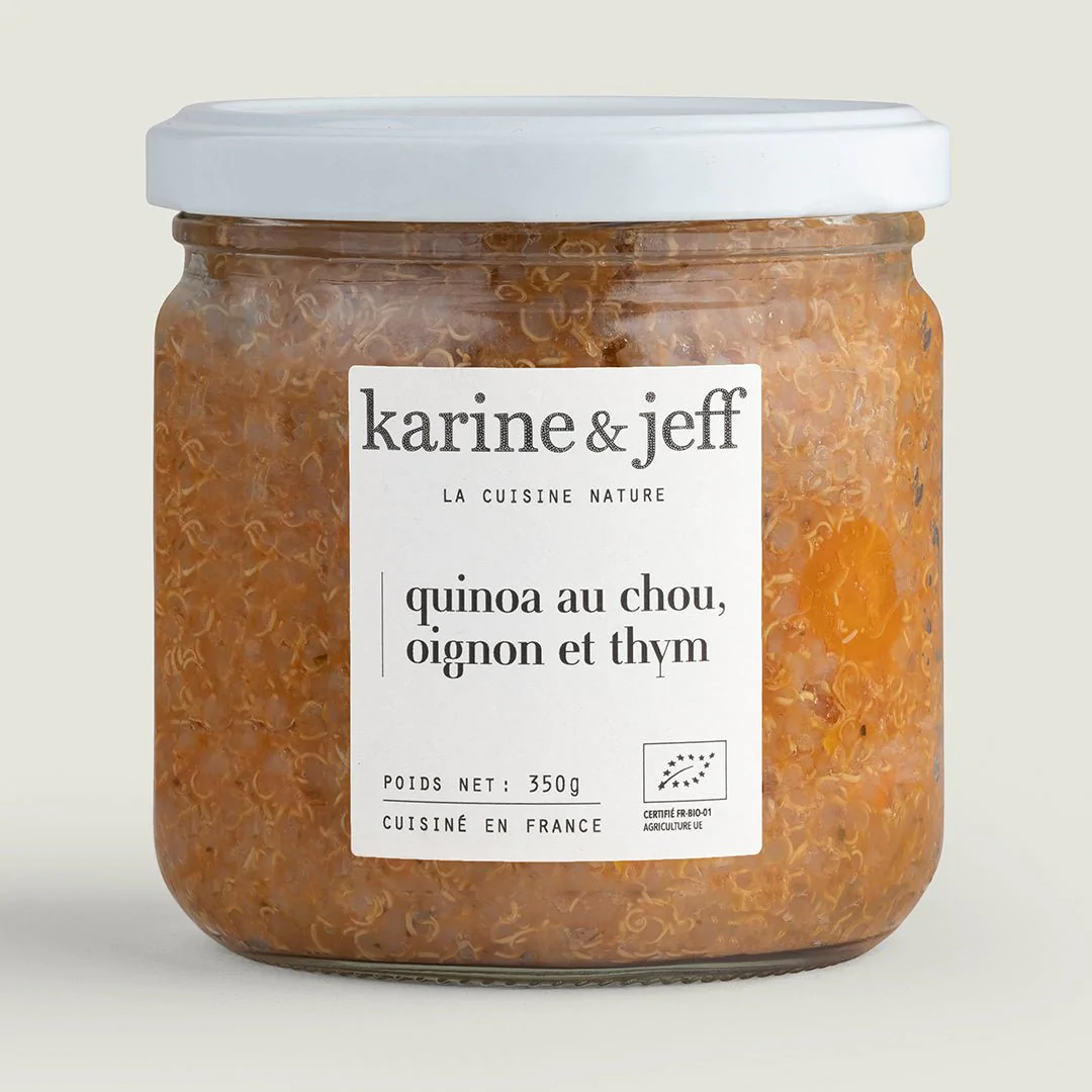 Karine & Jeff Quinoa au chou, oignons et thym bio 350g